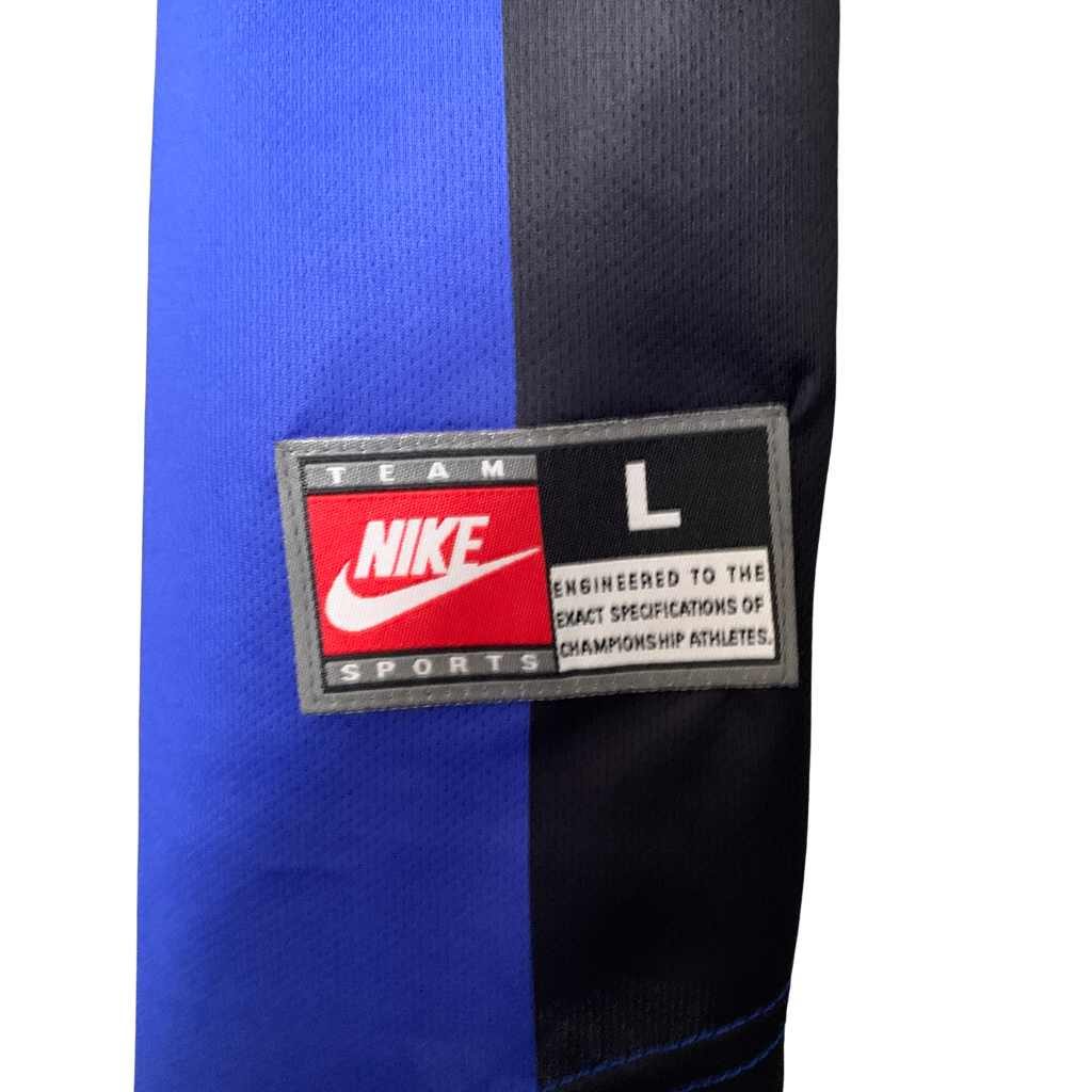Camisa Inter de Milão I 1999/2000 - Retrô Nike - Azul e preta