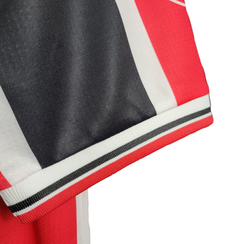 Camisa São Paulo II 2000 - Retrô Penalty - Tricolor com símbolo da Motorola