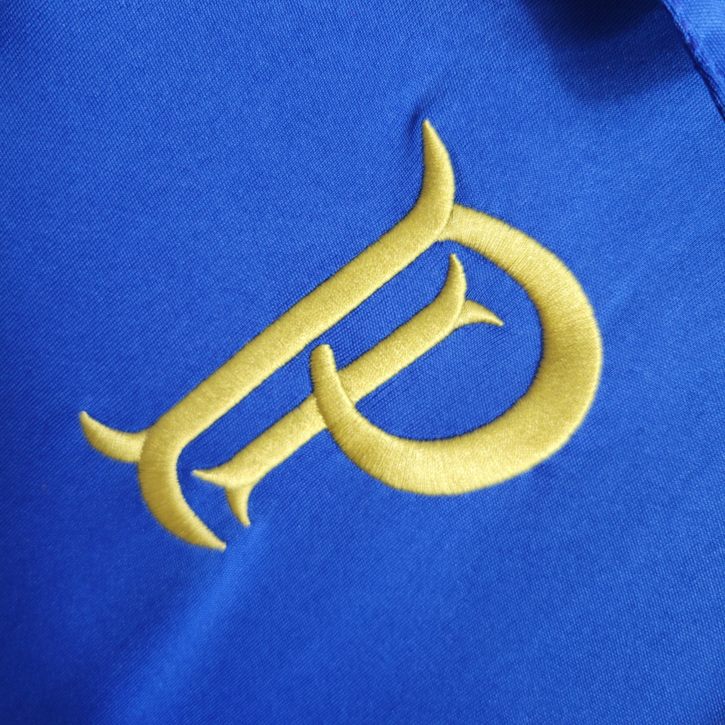 Camisa Palmeiras III 2014/2015 - Retrô Adidas - Azul com detalhes dourados
