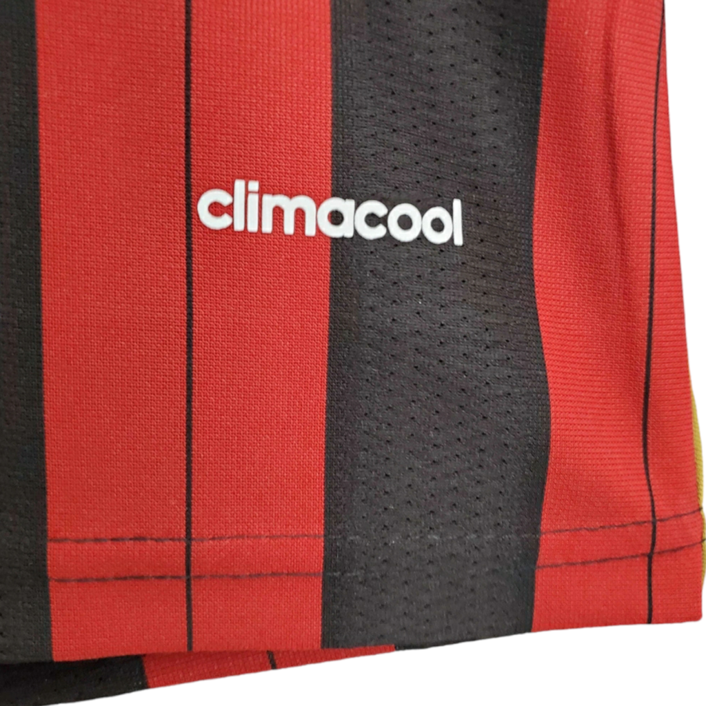 Camisa AC Milan 2013/2014 - Retrô Adidas - Vermelha e preta