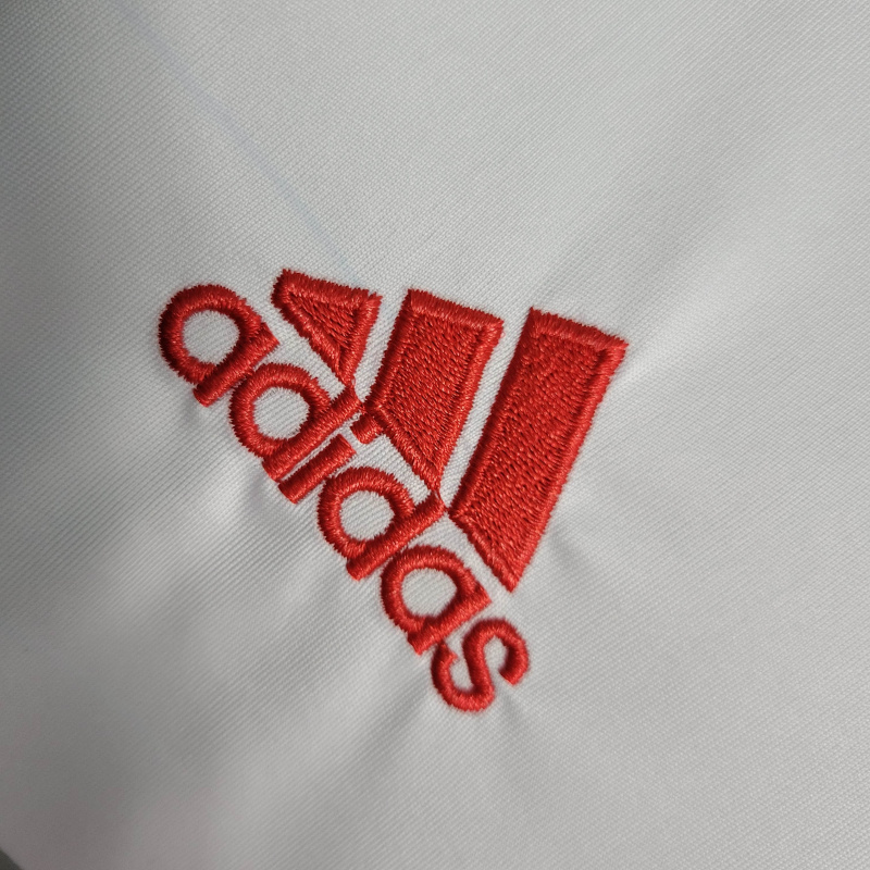 Camisa River Plate I 2015/2016 - Retrô Adidas - Branca com detalhes em vermelho