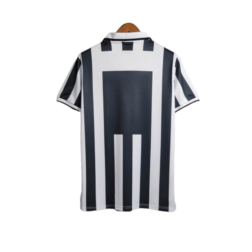 Camisa Juventus I 1995/1997 - Retrô Kappa - Branca e preta