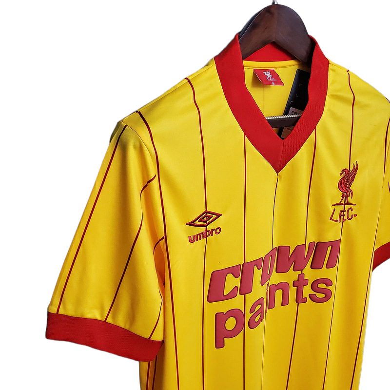 Camisa Liverpool 1984 - Retrô Umbro - Amarela