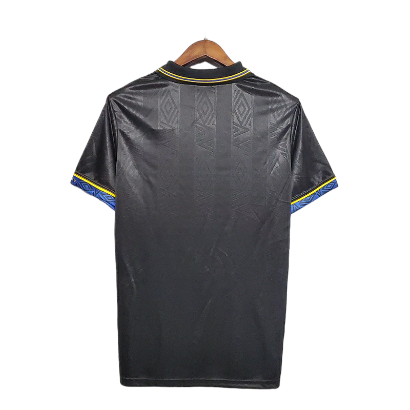 Camisa Manchester United 1993/1995 - Retrô Umbro - Preta