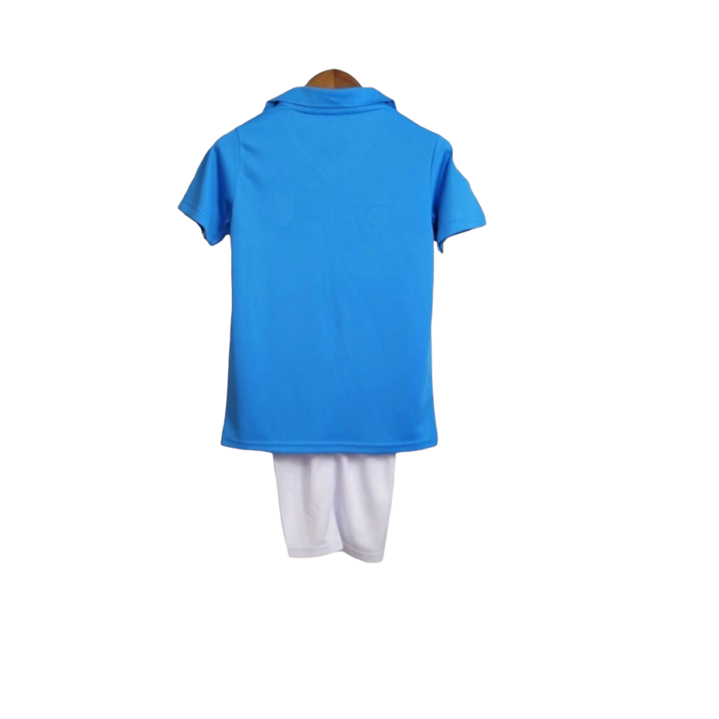 Conjunto Infantil Napoli I 1987/1988 - Retrô Ennere - Azul