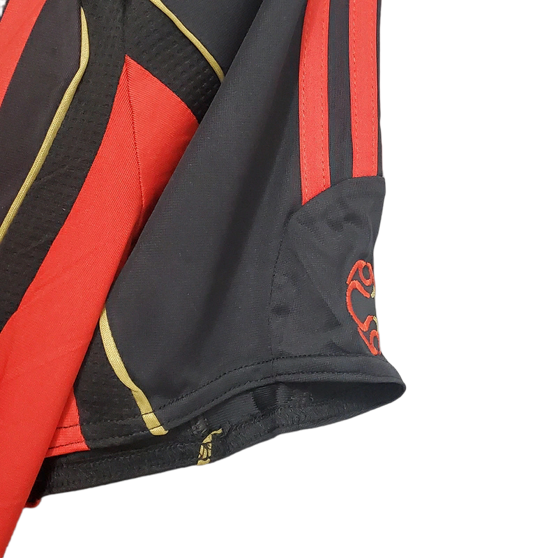 Camisa AC Milan I 2006/2007 - Retrô Adidas - Vermelha e preta