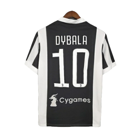 Camisa Juventus 2017/2018 - Retrô Adidas - Preta e Branca