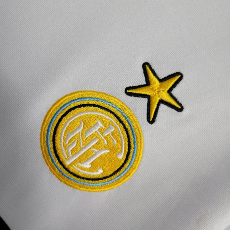 Camisa Inter de Milão II 1990/1991 - Retrô Uhlsport - Branca