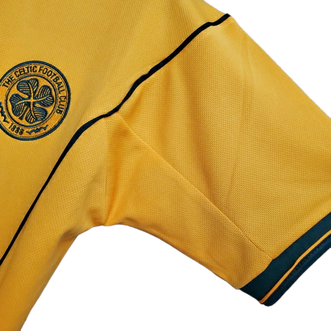 Camisa Celtic 2001/2003 - Retrô Umbro - Amarela