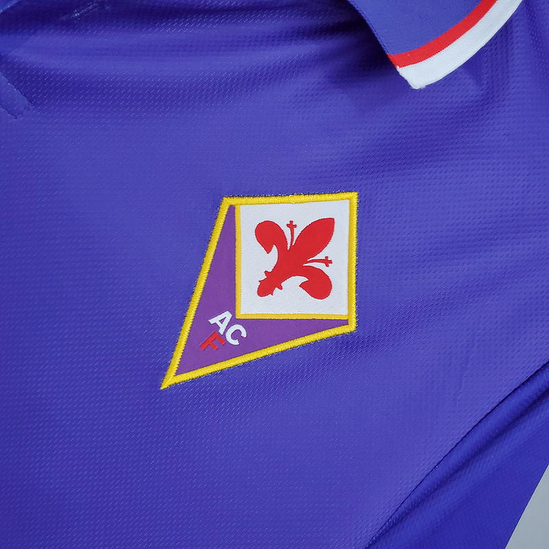 Camisa Fiorentina 1995/1996 - Retrô Reebok - Azul