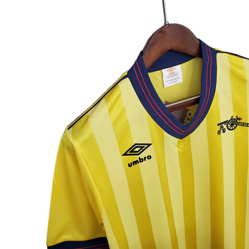 Camisa Arsenal 1983/1986 - Retrô Umbro - Amarela