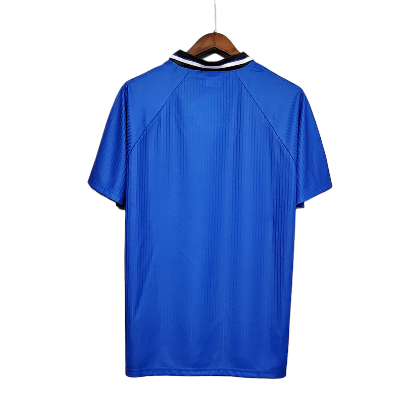 Camisa Manchester United 1996/1997 - Retrô Umbro - Azul