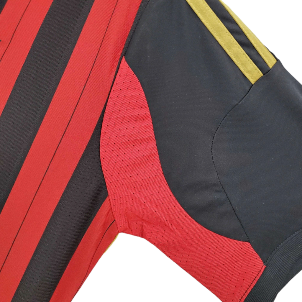 Camisa AC Milan 2013/2014 - Retrô Adidas - Vermelha e preta