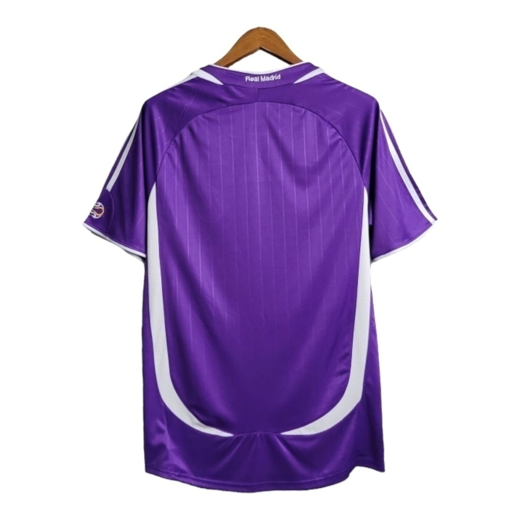 Camisa Real Madrid 2006 - Retrô Adidas - Roxa com detalhes em branco