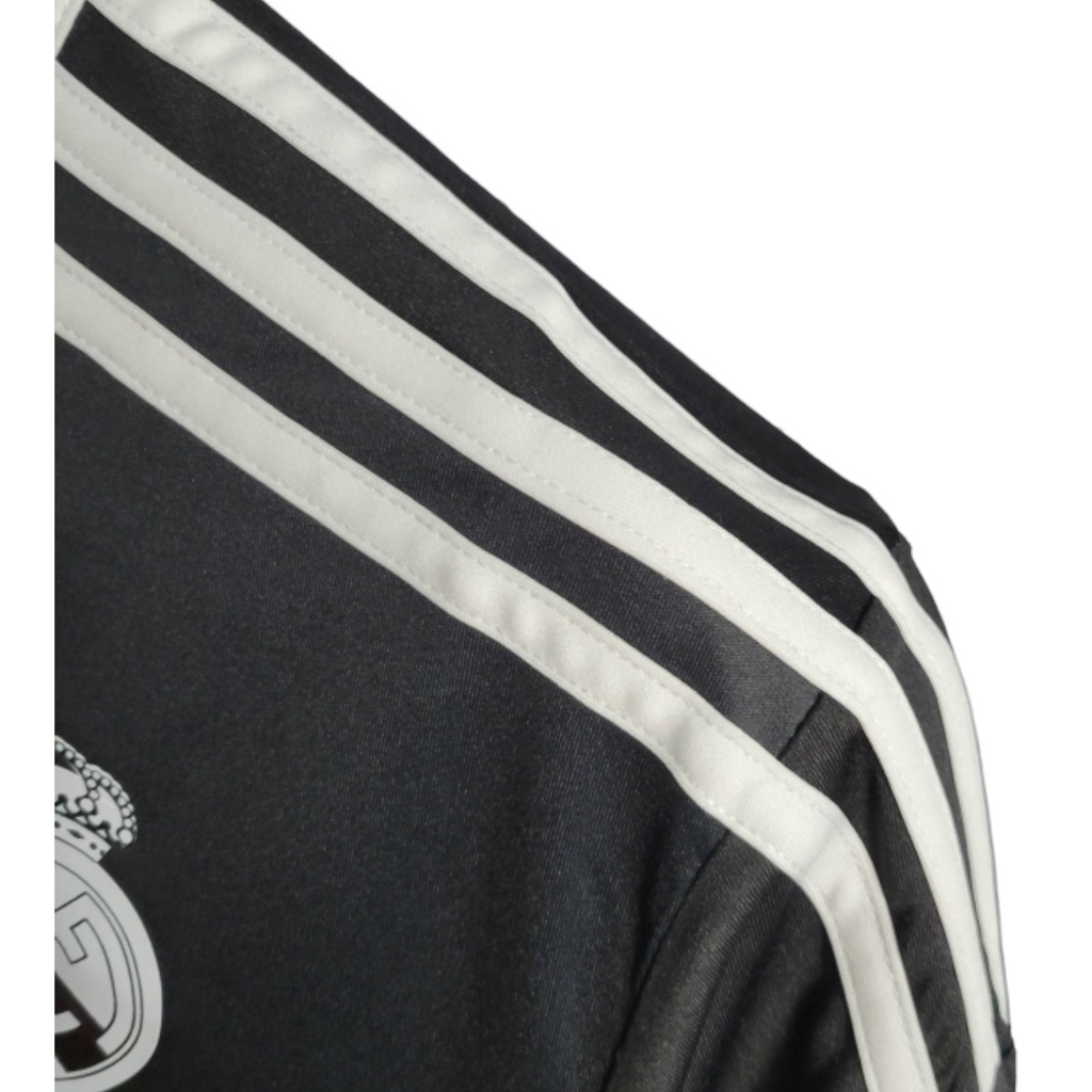Camisa Real Madrid 2014 - Retrô Adidas - Preta com detalhes em branco
