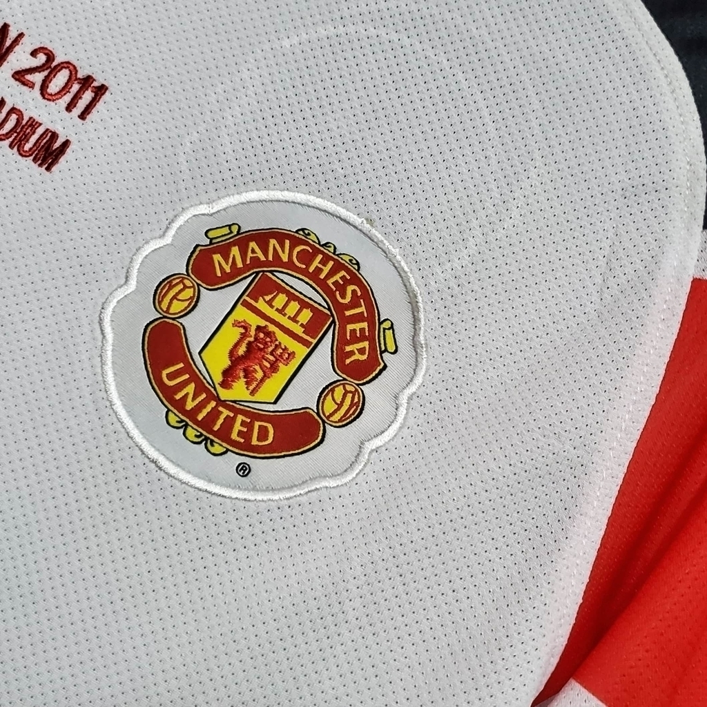 Camisa Manchester United 2010/2011 - Retrô Nike - Branca