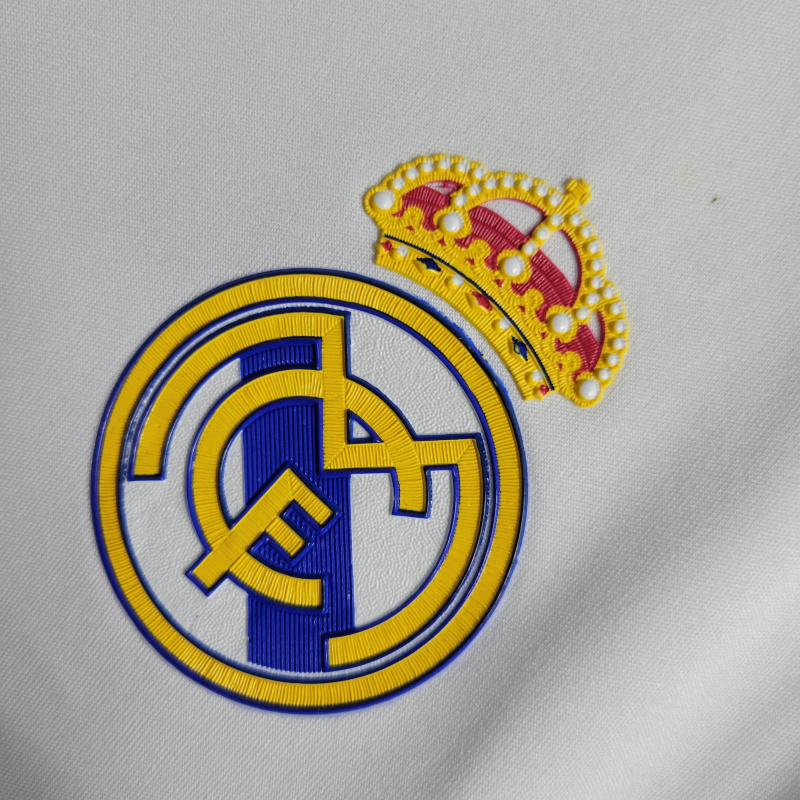Camisa Real Madrid I 2011/2012 - Retrô Adidas - Branca com detalhes em dourado