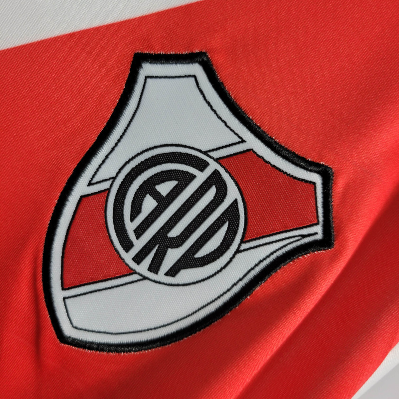 Camisa River Plate I 2015/2016 - Retrô Adidas - Branca com detalhes em vermelho