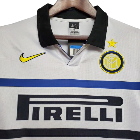 Camisa Inter de Milão II 1998/1999 - Retrô Nike - Branca