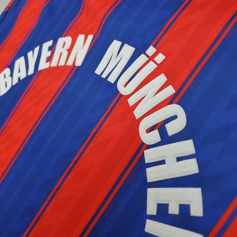 Camisa Bayern Munich 1995/1997 - Retrô Adidas - Azul e vermelha