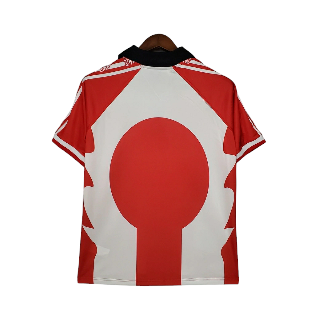 Camisa Athletic Bilbao 1997/1998 - Retrô Kappa - Vermelha e Branca