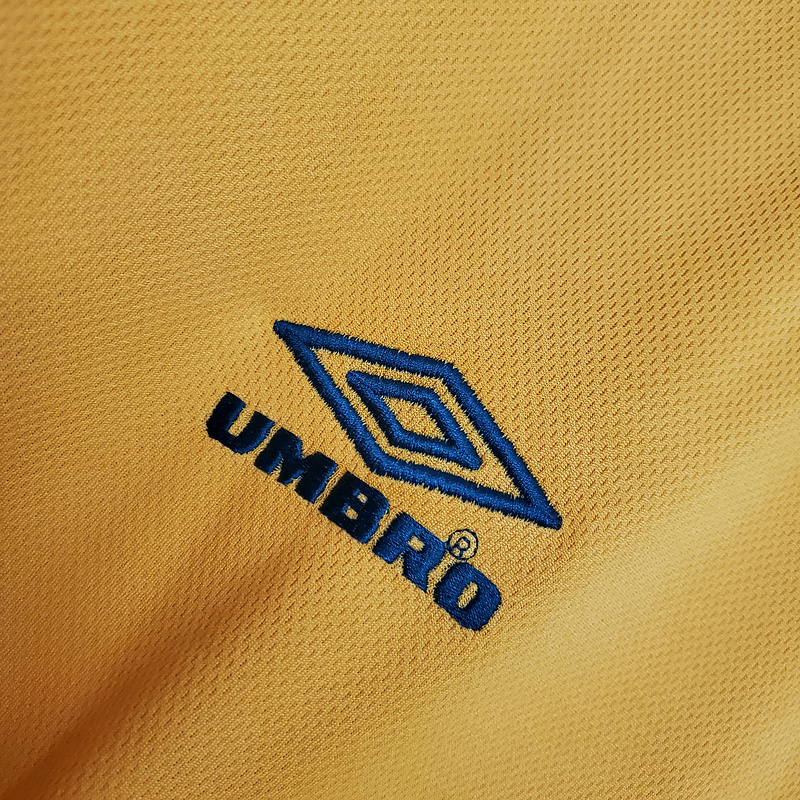 Camisa Celtic 2001/2003 - Retrô Umbro - Amarela