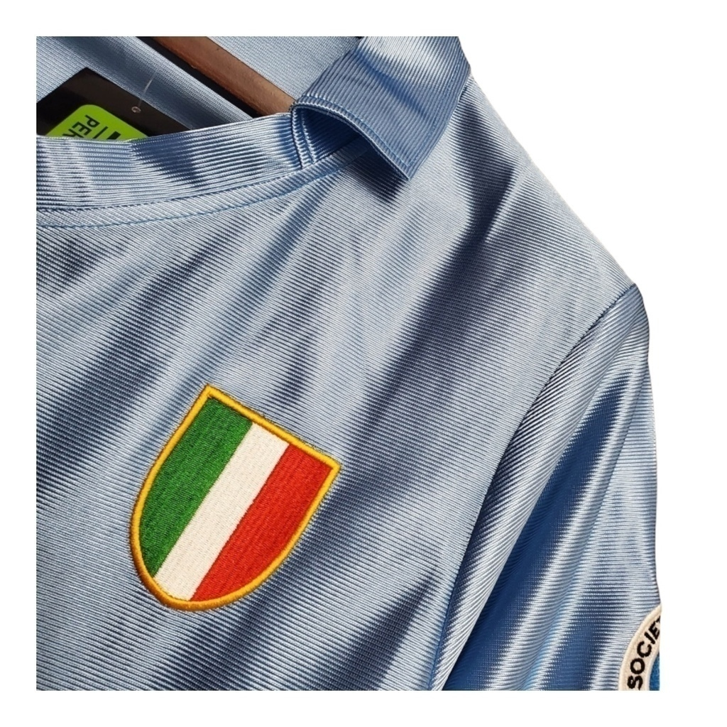 Camisa Napoli I 1990/2001 - Retrô Ennere - Azul