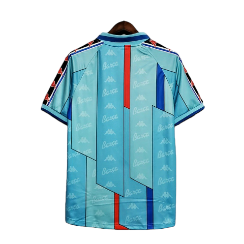 Camisa Barcelona 1996/1997 - Retrô Kappa - Azul Clara