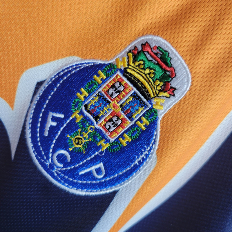 Camisa FC Porto II 1997/1999 - Retrô Kappa - Laranja com detalhes em azul
