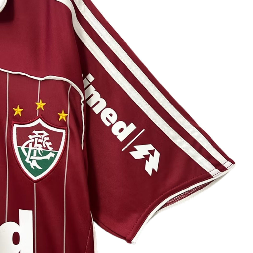 Camisa Fluminense III 2007 - Retrô Adidas - Grená