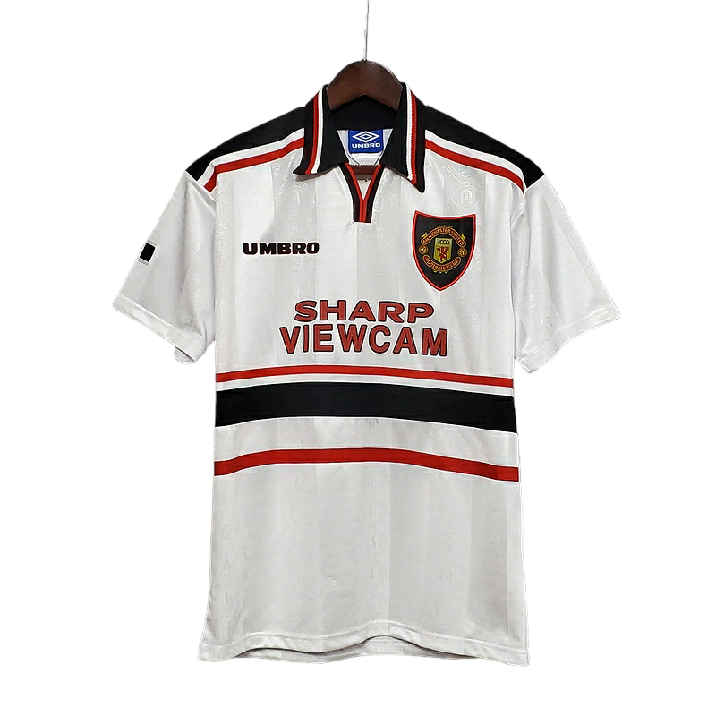 Camisa Manchester United 1997/1998 - Retrô Umbro - Branca