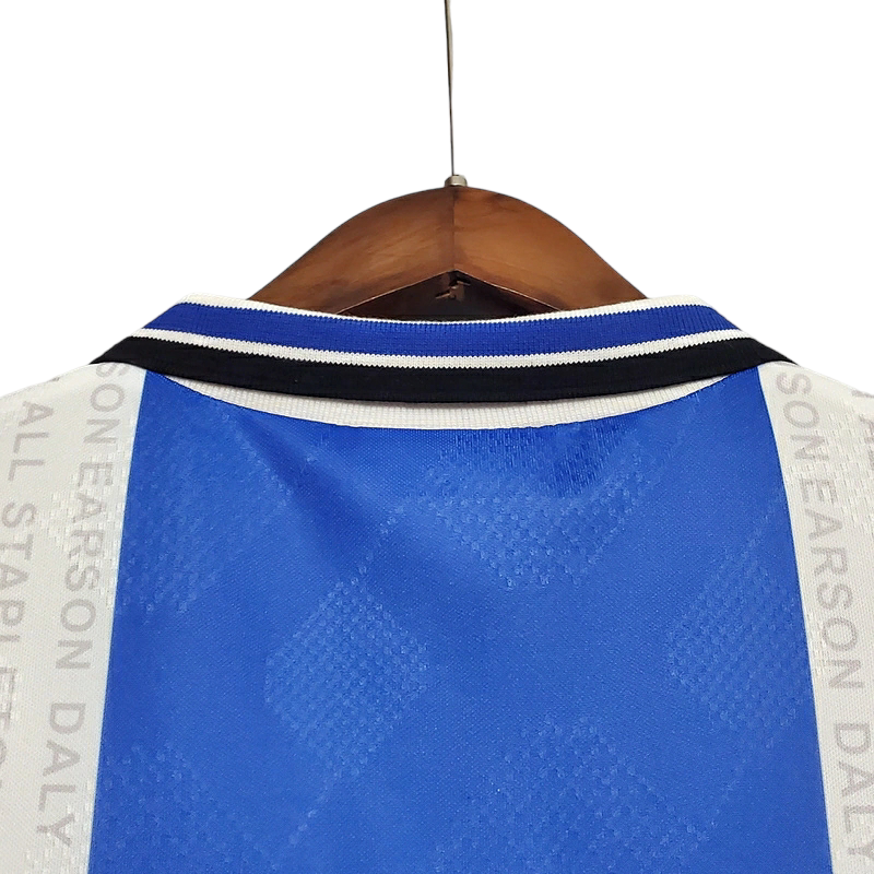 Camisa Manchester United 1994/1996 - Retrô Umbro - Azul e Branca