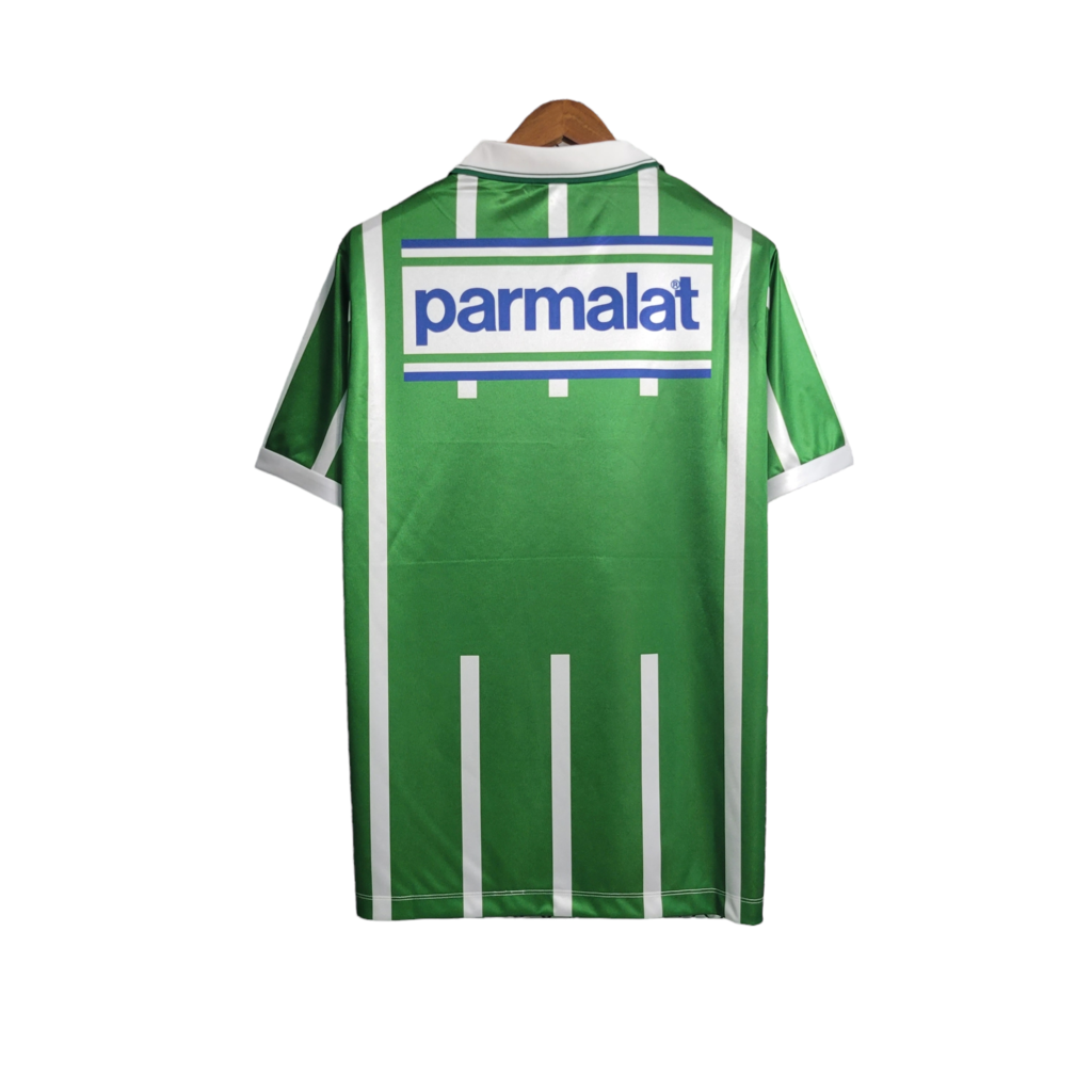 Camisa Palmeiras I 1993 - Retrô Foward - Verde com listras em branco