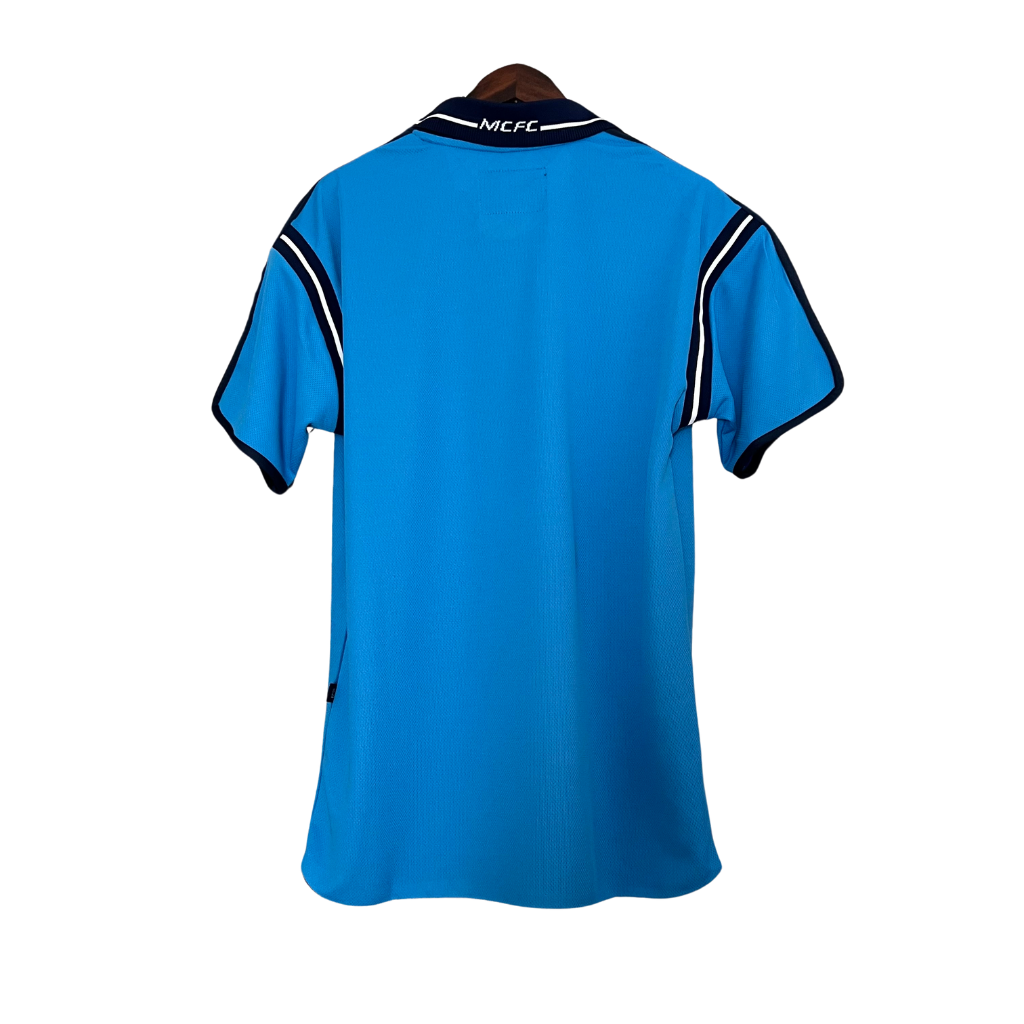 Camisa Manchester City 2002/2003 - Retrô - Azul