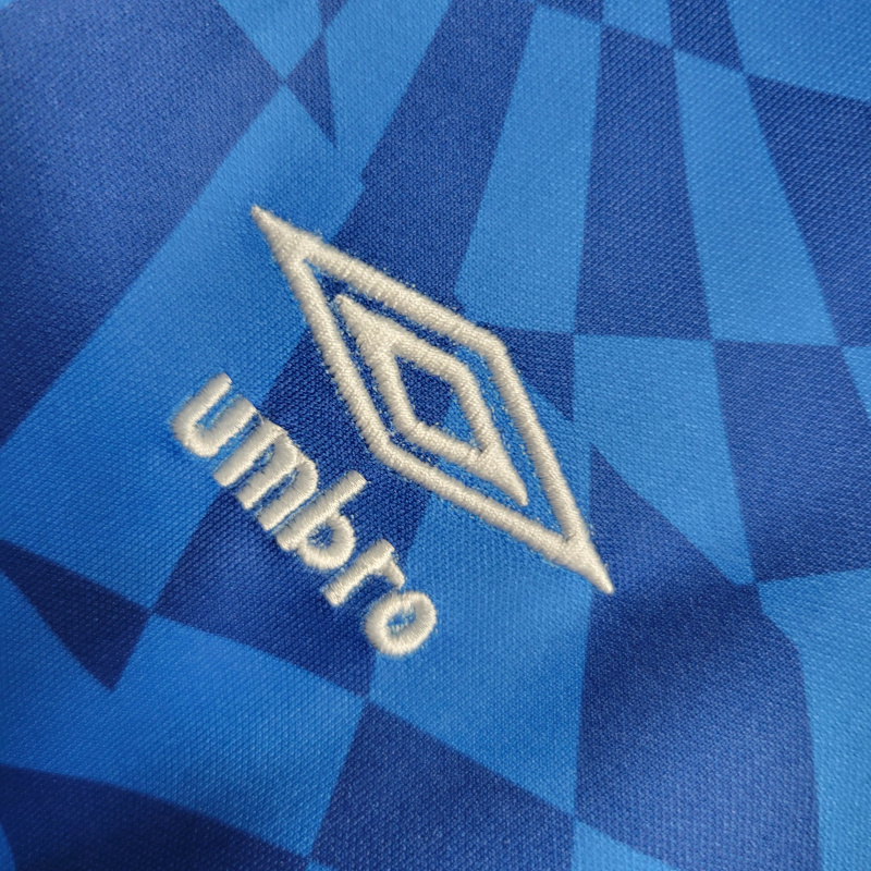 Camisa Napoli I 1991/1993 - Retrô Umbro - Azul