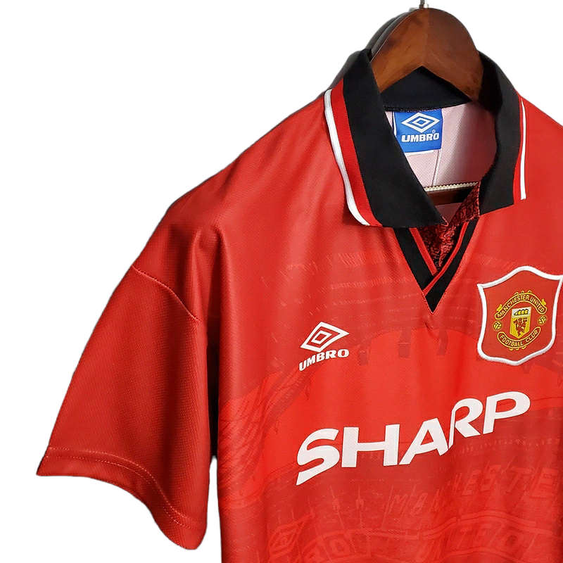 Camisa Manchester United 1994/1996 - Retrô Umbro - Vermelha