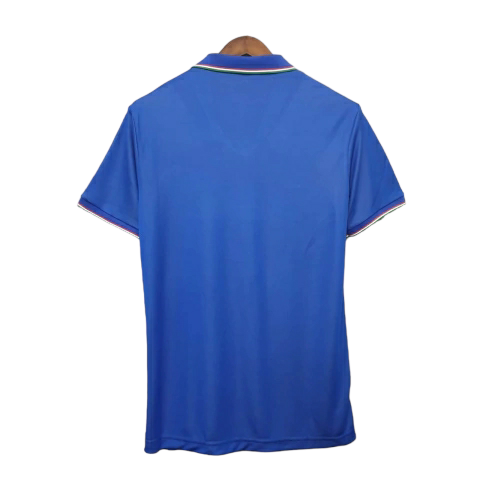 Camisa Seleção da Itália 1990 - Retrô Diadora - Azul