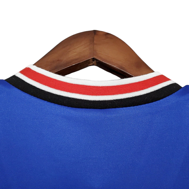 Camisa Manchester United 1985/1986 - Retrô Adidas - Azul