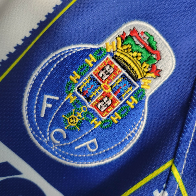 Camisa FC Porto I 1997/1999 - Retrô Kappa - Branca com detalhes em azul