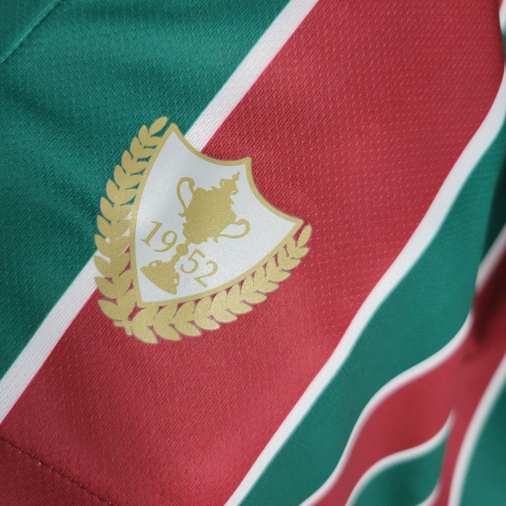 Camisa Fluminense I 23/24 Edição da Final da Libertadores 2023 - Torcedor Umbro Masculina - Tricolor