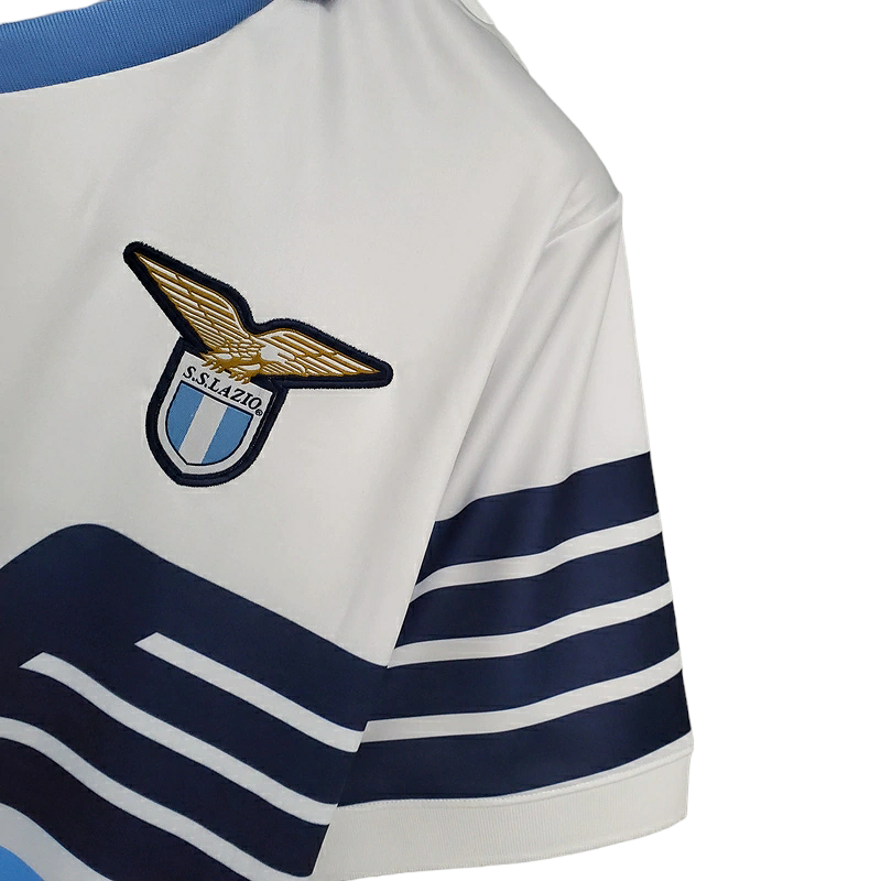 Camisa Lazio 2014 - Retrô Macron - Azul e branca