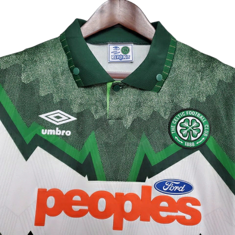 Camisa Celtic 1991/1992 - Retrô Umbro - Verde