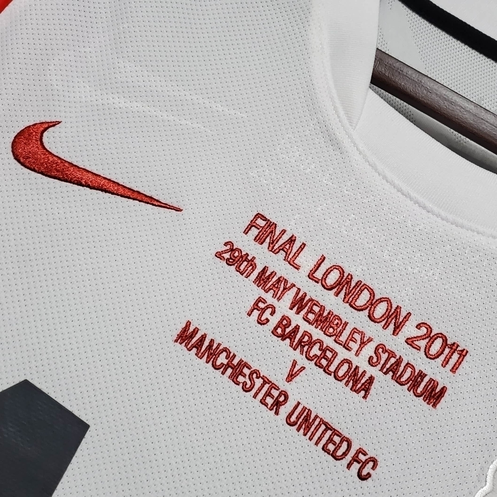Camisa Manchester United 2010/2011 - Retrô Nike - Branca