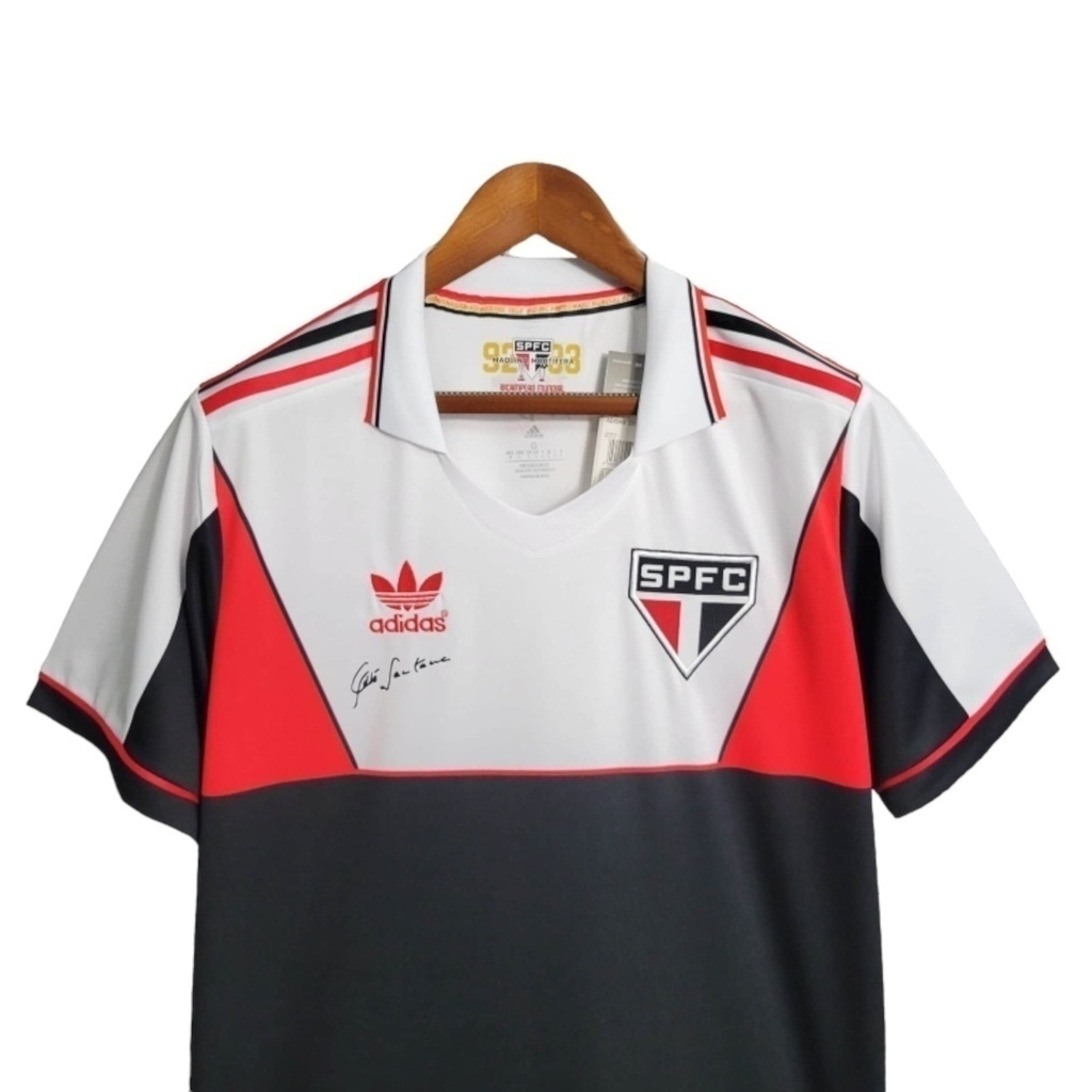 Camisa São Paulo Edição Memorial 1992 - Retrô Adidas - Preta e branca e vermelha