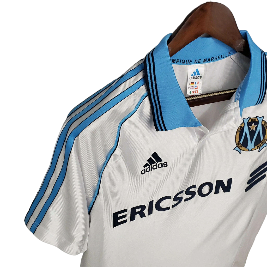 Camisa Marseille 1998/1999 - Retrô Adidas - Branca