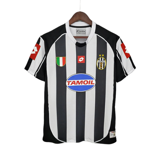 Camisa Juventus 2002/2003 - Retrô Lotto - Preta e branca