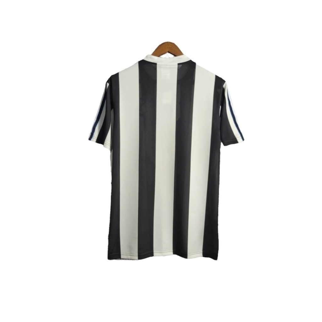 Camisa Newcastle 1997/1999 - Retrô Adidas - Branca com listras pretas