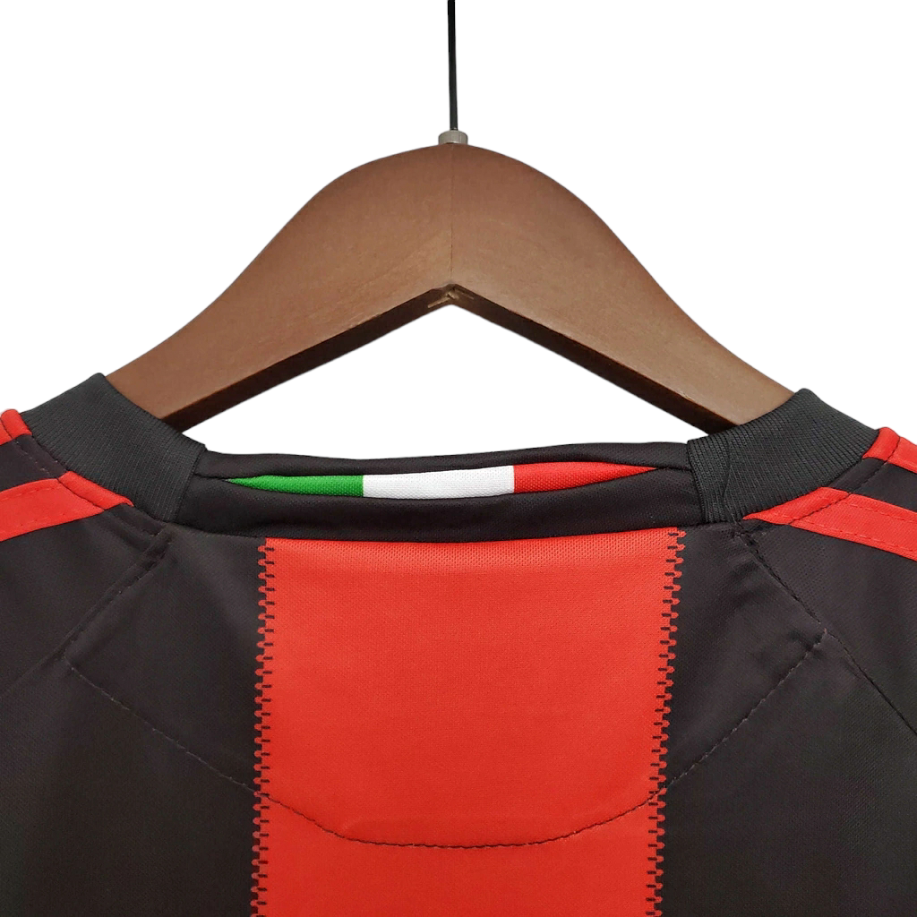 Camisa AC Milan I 2010/2011 - Retrô Adidas - Vermelha e preta