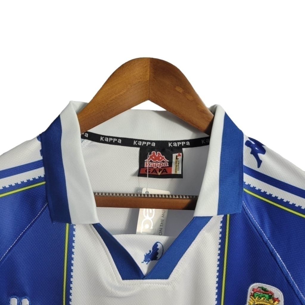 Camisa FC Porto I 1997/1999 - Retrô Kappa - Branca com detalhes em azul
