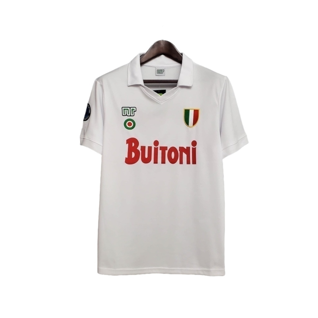 Camisa Napoli II 1987/1988 - Retrô Ennere - Branca